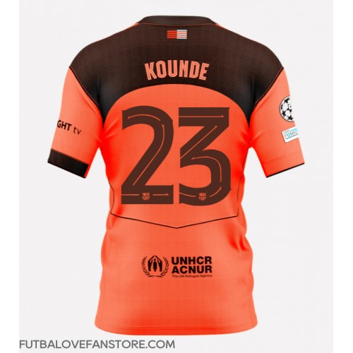 Barcelona Jules Kounde #23 Tretí futbalový dres 2025-26 Krátky Rukáv Barcelona Jules Kounde #23 Tretí futbalový dres 2025-26 Krátky Rukáv